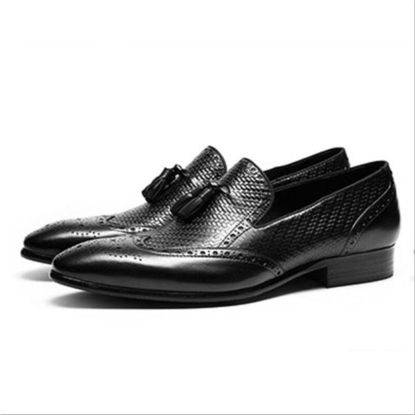 dress shoes mens tassel loafer genuine leather black slip on men designer wedding formal da02
dress shoes mens tassel loafer genuine leather black slip on men designer wedding formal da02