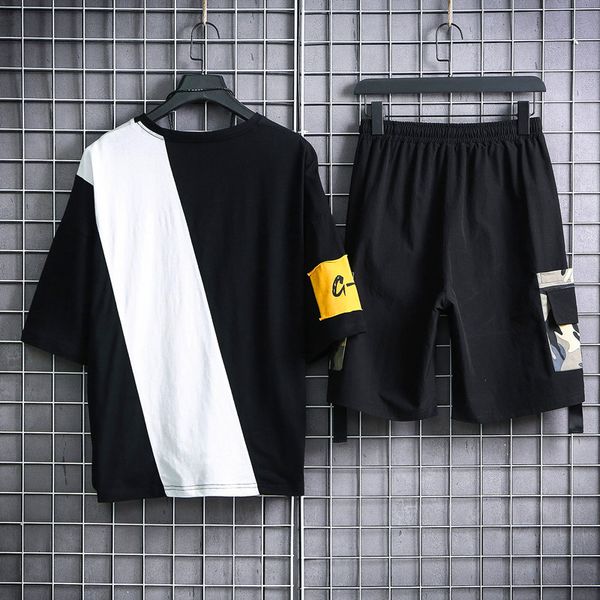 simple casual summer suits t-shirts+shorts for men good quality men cotton 2 pieces sets short pants loose casual shorts elastic waist, Gray
simple casual summer suits t-shirts+shorts for men good quality men cotton 2 pieces sets short pants loose casual shorts elastic waist, Gray