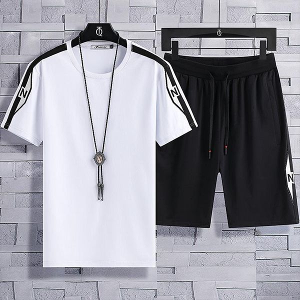 fashion 95% cotton 5% spandex men tracksuit casual sports suit plus size summer short sleeved t shirt shorts whole set, Gray
fashion 95% cotton 5% spandex men tracksuit casual sports suit plus size summer short sleeved t shirt shorts whole set, Gray