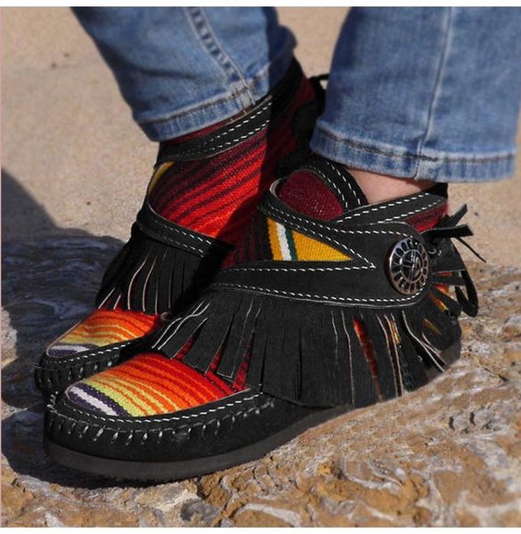 boots women tassel stripe ankle 2021 women's sewing warm woman flats female shoe ladies casual hook loops footwear plus size 43, Black
boots women tassel stripe ankle 2021 women's sewing warm woman flats female shoe ladies casual hook loops footwear plus size 43, Black