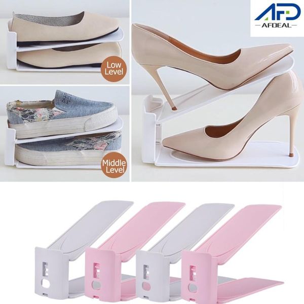 8pcs adjustable shoe storage rack durable shelf organizer space saving cabinet closet stand holder for living room clothing & wardrobe
8pcs adjustable shoe storage rack durable shelf organizer space saving cabinet closet stand holder for living room clothing & wardrobe
