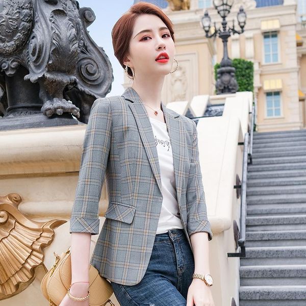 women's suits & blazers small suit coat casual korean short man versatile professional 2021 spring and autumn grey s, White;black
women's suits & blazers small suit coat casual korean short man versatile professional 2021 spring and autumn grey s, White;black