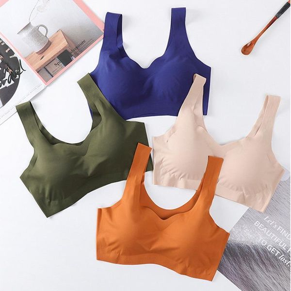 yoga outfit ice silk sports bra seamless vest women's soft and thin push-up underwear sleep pad bras for women
yoga outfit ice silk sports bra seamless vest women's soft and thin push-up underwear sleep pad bras for women