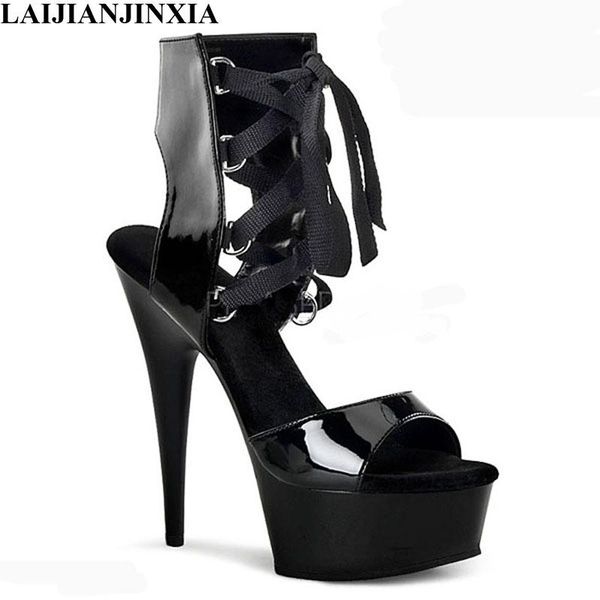 dress shoes laijianjinxia women night club party dance straps stiletto 15cm high heels platform dancing sandals, Black
dress shoes laijianjinxia women night club party dance straps stiletto 15cm high heels platform dancing sandals, Black