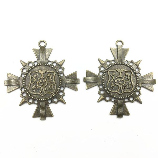 pendants 5pcs for necklaces antique bronze tone classic cross badge medal metal diy craft charms jewelry findings 44mm, Black
pendants 5pcs for necklaces antique bronze tone classic cross badge medal metal diy craft charms jewelry findings 44mm, Black