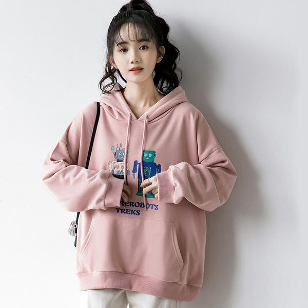 women's hoodies & sweatshirts hoodie loose print pink fall 2021 student top, Black
women's hoodies & sweatshirts hoodie loose print pink fall 2021 student top, Black