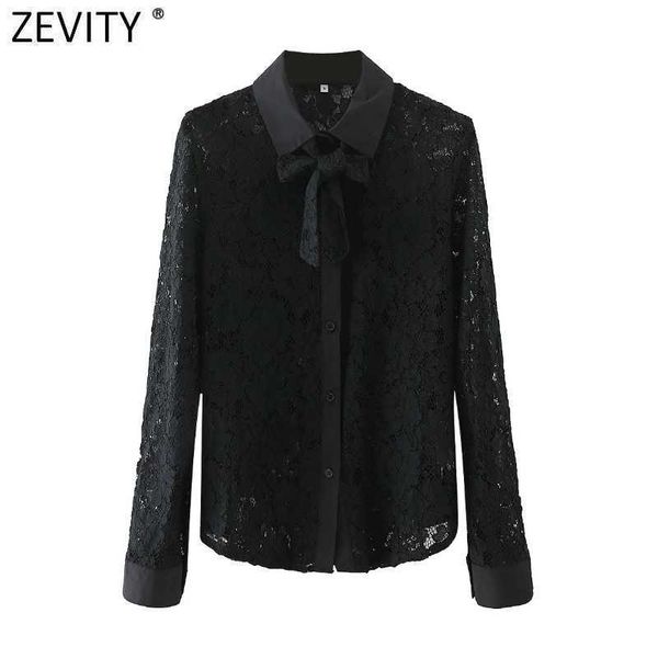 zevity women perspective black lace casual smock blouse female turn down collar bow tied shirt chic blusas ls7611 210603, White
zevity women perspective black lace casual smock blouse female turn down collar bow tied shirt chic blusas ls7611 210603, White