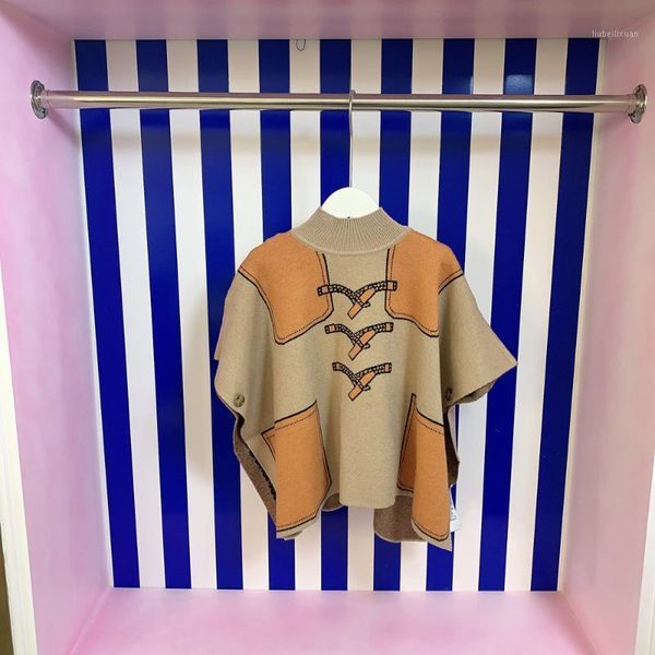 jackets designer clothes girls knitted sweater coat autumn 2021 kids turtleneck sweaters fall girl cloak shawl children's outerwear1, Blue;gray
jackets designer clothes girls knitted sweater coat autumn 2021 kids turtleneck sweaters fall girl cloak shawl children's outerwear1, Blue;gray