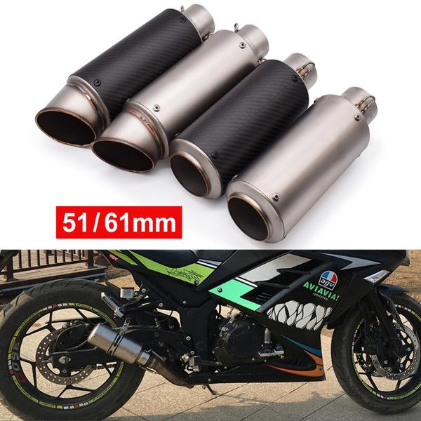 exhaust pipe 36-61mm motorcycle muffler with db kille stainless steel modified motocross scooter universal
exhaust pipe 36-61mm motorcycle muffler with db kille stainless steel modified motocross scooter universal