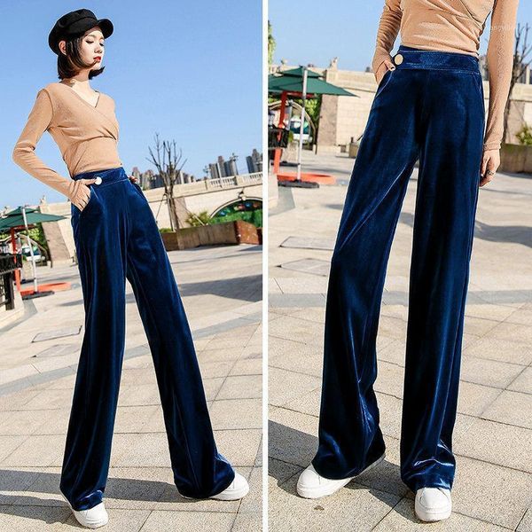 women's pants & capris women 2021 autumn winter thick velvet elastic waist pleuche long female casual plus size loose wide leg trousers, Black;white
women's pants & capris women 2021 autumn winter thick velvet elastic waist pleuche long female casual plus size loose wide leg trousers, Black;white