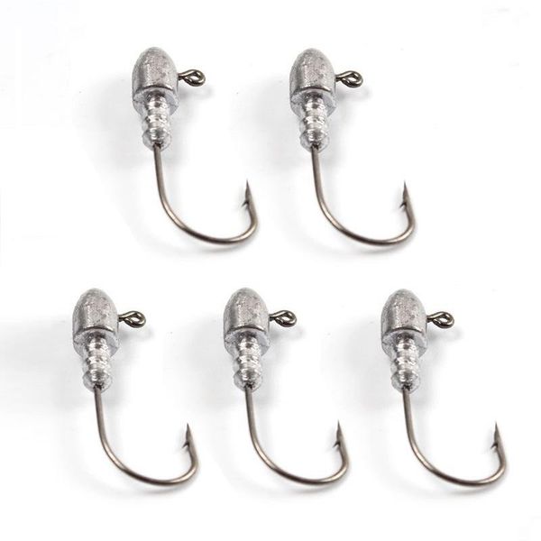 fishing hooks 5pcs/lot jig head lead fishhooks 5g 7g 10g 14g 17g hook for soft worm lure baits tackle tool accessories
fishing hooks 5pcs/lot jig head lead fishhooks 5g 7g 10g 14g 17g hook for soft worm lure baits tackle tool accessories