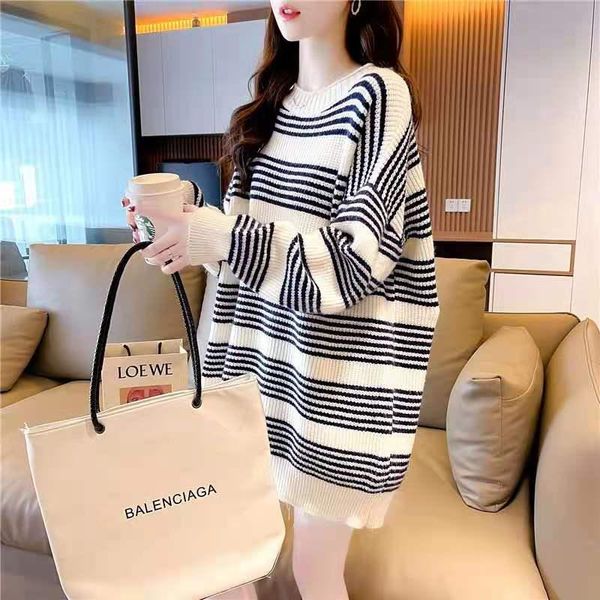 women's sweaters women knitted sweater fashion oversized pullovers ladies winter loose korean college striped jumper sueter mujer, White;black
women's sweaters women knitted sweater fashion oversized pullovers ladies winter loose korean college striped jumper sueter mujer, White;black