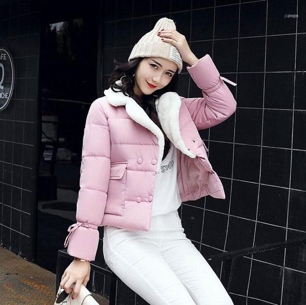 women's down & parkas 90% solid white duck coat preppy style jacket winter thick warm short outwear1, Black
women's down & parkas 90% solid white duck coat preppy style jacket winter thick warm short outwear1, Black