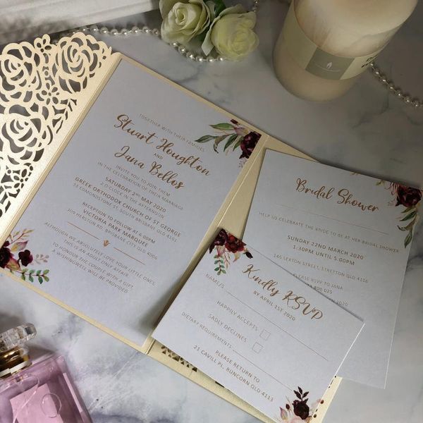 greeting cards 50- personalized diy roses pocket fold wedding invitation with envelopes
greeting cards 50- personalized diy roses pocket fold wedding invitation with envelopes