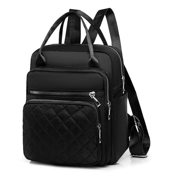 backpack fashion nylon for women large-capacity solid color waterproof notebook school bag travel men's sac mochila
backpack fashion nylon for women large-capacity solid color waterproof notebook school bag travel men's sac mochila