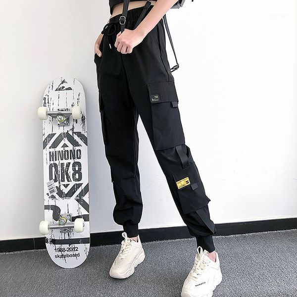 harajuku cargo pants women high waist loose pockets hip hop joggers korean streetwear trousers pantalon femme women's & capris, Black;white
harajuku cargo pants women high waist loose pockets hip hop joggers korean streetwear trousers pantalon femme women's & capris, Black;white