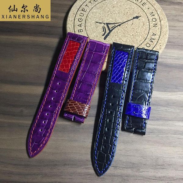 watch bands universal handmade watchbands custom alligator band crocodile skin strap 20mm 21mm 22mm 23mm 24mm genuine leather belt, Black;brown
watch bands universal handmade watchbands custom alligator band crocodile skin strap 20mm 21mm 22mm 23mm 24mm genuine leather belt, Black;brown