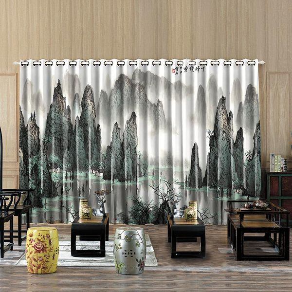 custom made 2x 200x260cm drapery panel office window dressing tulle curtain scenery mountain hills trees river boat landscape & drapes
custom made 2x 200x260cm drapery panel office window dressing tulle curtain scenery mountain hills trees river boat landscape & drapes
