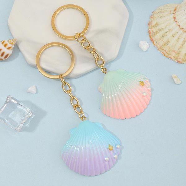keychains cute blue pink gradient seashell for women colors fan shell key chains girl scallop kid bag dangle rings, Silver
keychains cute blue pink gradient seashell for women colors fan shell key chains girl scallop kid bag dangle rings, Silver