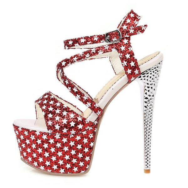 high heels women sandals 2021 summer female shoes woman fashion stars print platform stripper party, Black
high heels women sandals 2021 summer female shoes woman fashion stars print platform stripper party, Black