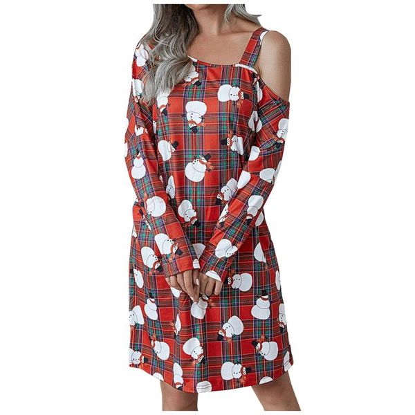casual dresses women's fashion christmas cute print long sleeve lattice dress hedging autumn and winter, Black;gray
casual dresses women's fashion christmas cute print long sleeve lattice dress hedging autumn and winter, Black;gray