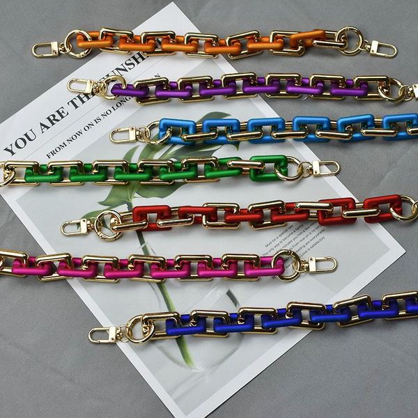 bag parts & accessories acrylic chain color women shoulder strap chic solid or mix messenger handbags belts, Black
bag parts & accessories acrylic chain color women shoulder strap chic solid or mix messenger handbags belts, Black