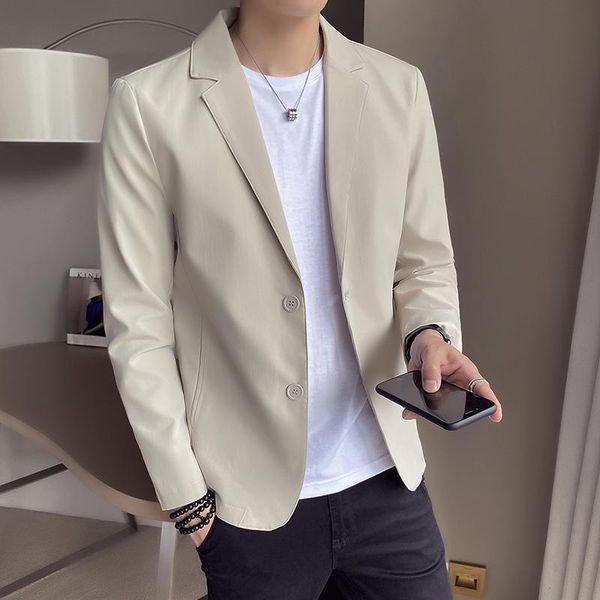 men's suits & blazers 2021 fashion spring and autumn casual men blazer cotton slim england suit blaser masculino male jacket size s-5xl, White;black
men's suits & blazers 2021 fashion spring and autumn casual men blazer cotton slim england suit blaser masculino male jacket size s-5xl, White;black