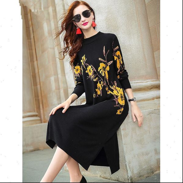 zuoman women dress winter vintage loose floral casual sweater autumn 3xl plus size black knitted elegant bodycon pullove, Black;gray
zuoman women dress winter vintage loose floral casual sweater autumn 3xl plus size black knitted elegant bodycon pullove, Black;gray