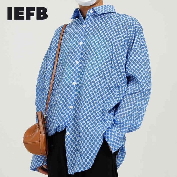 iefb korean style simple white shirt men's dot printting see through sunscreen clothing male spring summer 9y6802 210524, White;black
iefb korean style simple white shirt men's dot printting see through sunscreen clothing male spring summer 9y6802 210524, White;black