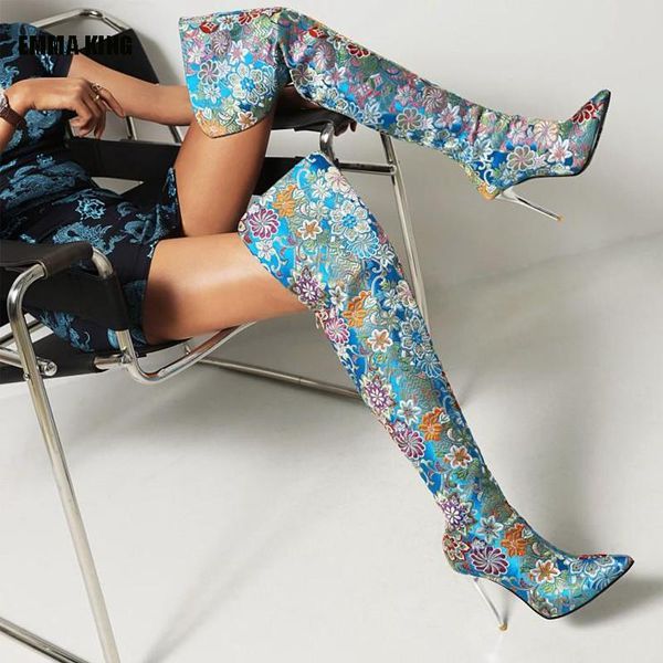 boots women embroidered over-the-knee pointed toe zipper high heel long ankle for autumn/winter 2021, Black
boots women embroidered over-the-knee pointed toe zipper high heel long ankle for autumn/winter 2021, Black