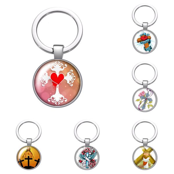 christian faith cross blessed glass cabochon keychain bag car key chain ring holder silver plated keychains for men women gifts
christian faith cross blessed glass cabochon keychain bag car key chain ring holder silver plated keychains for men women gifts