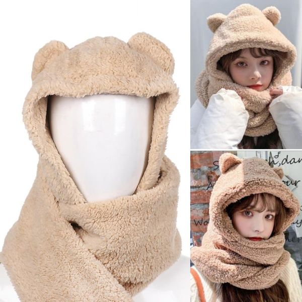beanie/skull caps 2in1 cute bear ear winter plush hat scarf set women girls novelty warm beanies fashion accessories, Blue;gray
beanie/skull caps 2in1 cute bear ear winter plush hat scarf set women girls novelty warm beanies fashion accessories, Blue;gray
