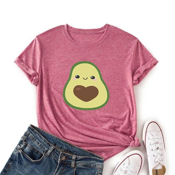 women's t-shirt avocado heart love belly graphic tees for women short sleeve tee woman t-shirts cartoon female shirt summer casual clo, White
women's t-shirt avocado heart love belly graphic tees for women short sleeve tee woman t-shirts cartoon female shirt summer casual clo, White