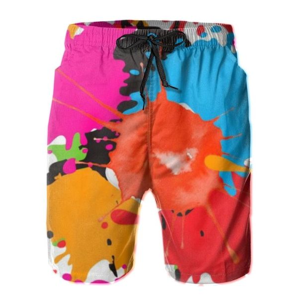 men's shorts men pants colorful ink splash beach board swim trunks sport quick dry mesh casual surfing funny retro for adult, White;black
men's shorts men pants colorful ink splash beach board swim trunks sport quick dry mesh casual surfing funny retro for adult, White;black