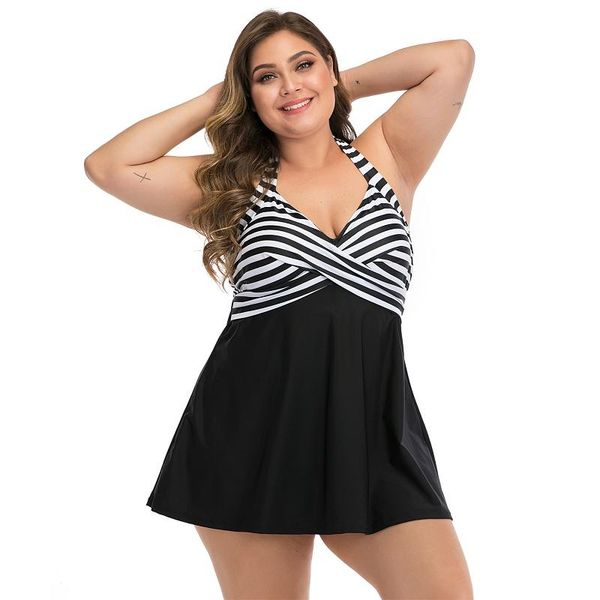 one-piece suits 2021 plus size one piece swimming suit for women striped high waist shorts swimwear dress swimsuit bathing tankini
one-piece suits 2021 plus size one piece swimming suit for women striped high waist shorts swimwear dress swimsuit bathing tankini