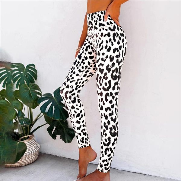 women's leggings women fashion high waist leopard print fitness ladies tights skinny ankle length, Black
women's leggings women fashion high waist leopard print fitness ladies tights skinny ankle length, Black