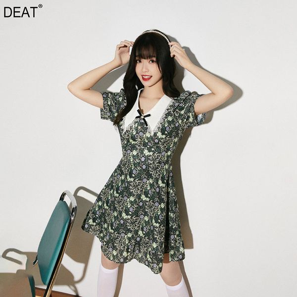 women color patchwork printing bow a-line dress peter pan collar short sleeve slim fit fashion tide summer 7e0096 210421, Black;gray
women color patchwork printing bow a-line dress peter pan collar short sleeve slim fit fashion tide summer 7e0096 210421, Black;gray