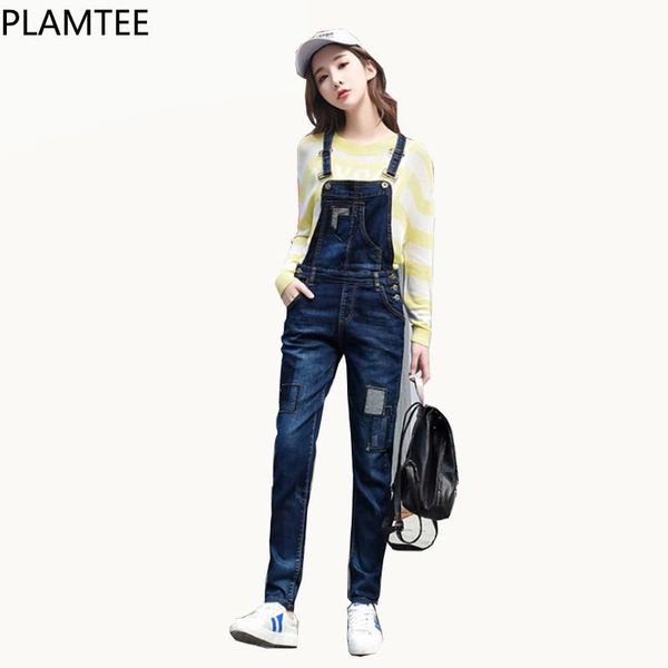 women's jumpsuits & rompers plamtee 2021 spring stitching bodysuit women with pockets high waist straight overalls denim body feminino, Black;white
women's jumpsuits & rompers plamtee 2021 spring stitching bodysuit women with pockets high waist straight overalls denim body feminino, Black;white