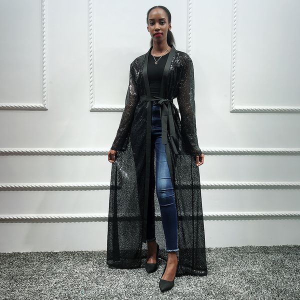 black sequin abaya dubai kimono hijab muslim dress saudi arabia african for women kaftan turkish islam clothing caftan marocain, Red
black sequin abaya dubai kimono hijab muslim dress saudi arabia african for women kaftan turkish islam clothing caftan marocain, Red