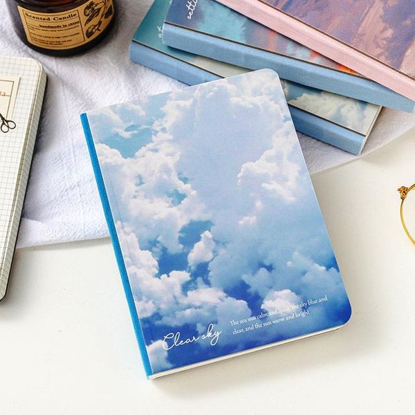 "clear sky" cute hard cover journal study notebook pocket diary ote stationery gift notepads, Purple;pink
"clear sky" cute hard cover journal study notebook pocket diary ote stationery gift notepads, Purple;pink
