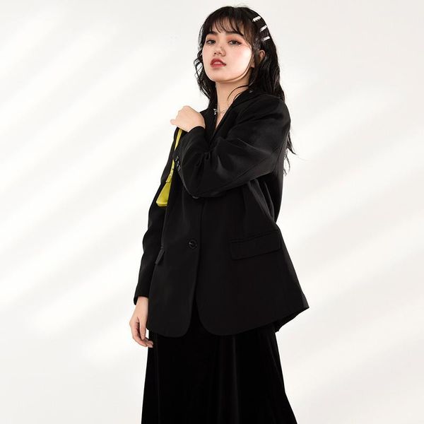 women's suits & blazers loose - long sleeve jacket with lapel, cut jacket, fashion, spring and autumn, 2021, 1dc26701, White;black
women's suits & blazers loose - long sleeve jacket with lapel, cut jacket, fashion, spring and autumn, 2021, 1dc26701, White;black