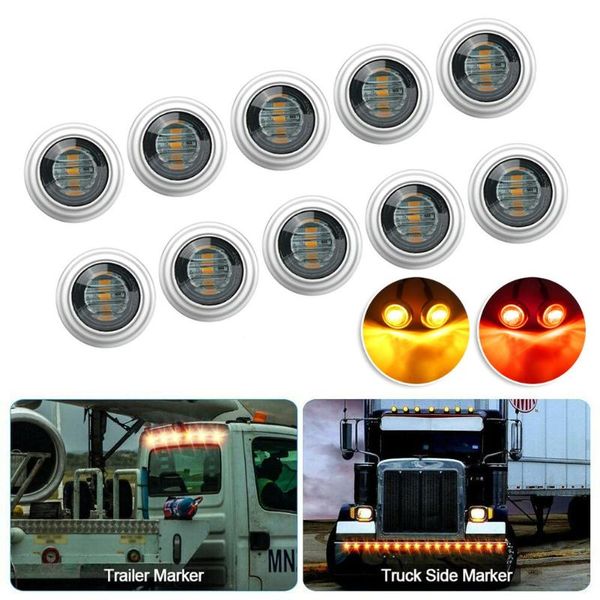 side marker light 3/4\" 10 pcs accessories amber & red led lighting emergency lights
side marker light 3/4\" 10 pcs accessories amber & red led lighting emergency lights