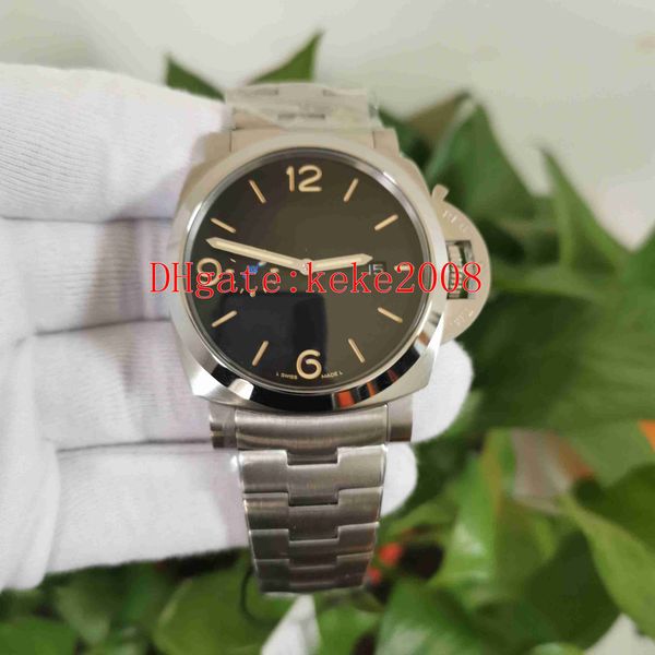 wristwatches men watches 44mm 1950 p 722 stainless steel sapphire transparent mechanical automatic black dial mens watch including box, Slivery;brown
wristwatches men watches 44mm 1950 p 722 stainless steel sapphire transparent mechanical automatic black dial mens watch including box, Slivery;brown