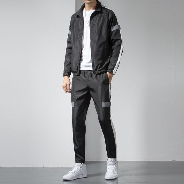 tracksuits plus size tracksuit men sport kit jacket+pants gym clothing fitness workout clothes long sleeve men's sportswear running set, Gray
tracksuits plus size tracksuit men sport kit jacket+pants gym clothing fitness workout clothes long sleeve men's sportswear running set, Gray