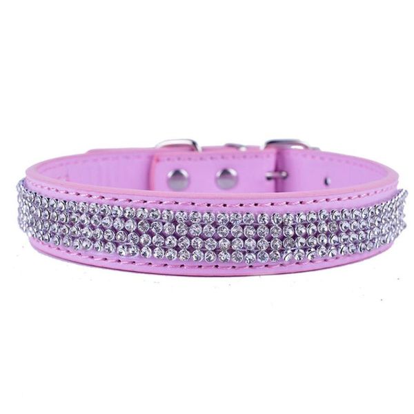 dog collars & leashes stylish full diamante collar adjustable pu leather necklace with buckle for pet supplies
dog collars & leashes stylish full diamante collar adjustable pu leather necklace with buckle for pet supplies
