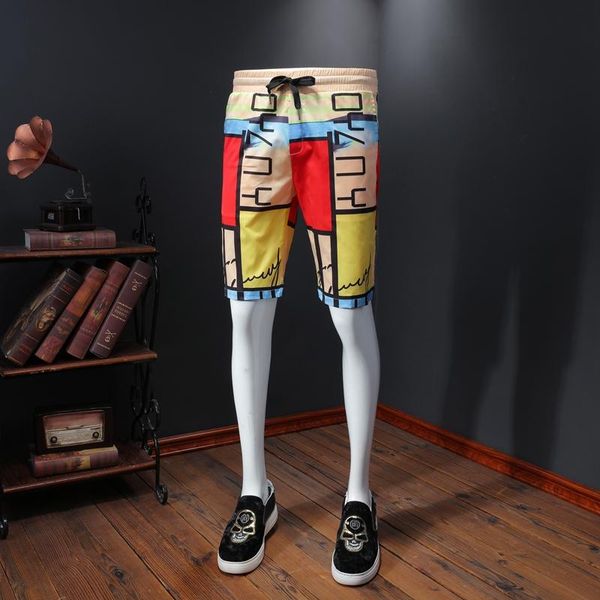 summer men casual shorts hawaiian beach bermuda masculina print slim streetwear social clothing men's, White;black
summer men casual shorts hawaiian beach bermuda masculina print slim streetwear social clothing men's, White;black