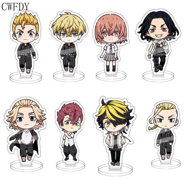 keychains tokyo revengers figure cosplay acrylic keychain anime sano manjiro ryuguji ken draken takemichi hinata stand model toys llaveros, Silver
keychains tokyo revengers figure cosplay acrylic keychain anime sano manjiro ryuguji ken draken takemichi hinata stand model toys llaveros, Silver