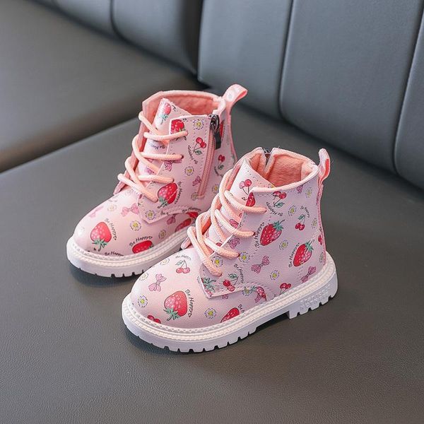 boots kid winter inner cotton outdoor soft sole leather children side zipper shoes waterproof girls cute strawberry short, Black;grey
boots kid winter inner cotton outdoor soft sole leather children side zipper shoes waterproof girls cute strawberry short, Black;grey