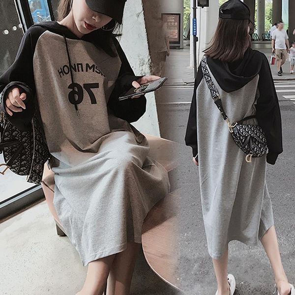 casual dresses 2021 fertilizer plus size maternity dress loose foreign style long t-shirt sweater suit chaoma, Black;gray
casual dresses 2021 fertilizer plus size maternity dress loose foreign style long t-shirt sweater suit chaoma, Black;gray