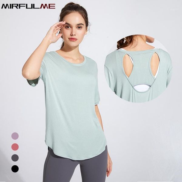summer women sport t-shirt back hollow out loose yoga quick dry running shirts girls gym workout fitness elastic blouse outfit
summer women sport t-shirt back hollow out loose yoga quick dry running shirts girls gym workout fitness elastic blouse outfit